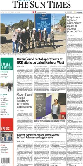 Cover of The Sun Times (Owen Sound)