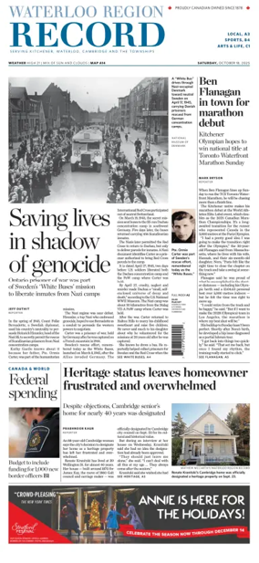 Cover of Waterloo Region Record