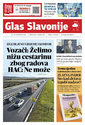 Cover of Glas Slavonije