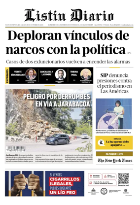 Cover of Listin Diario