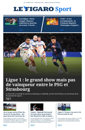 Cover of Le Figaro Sport