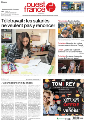Cover of Ouest France (Dinan)