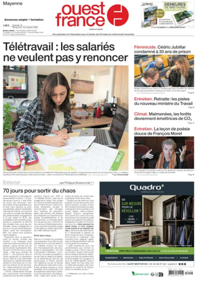 Cover of Ouest France (Laval)