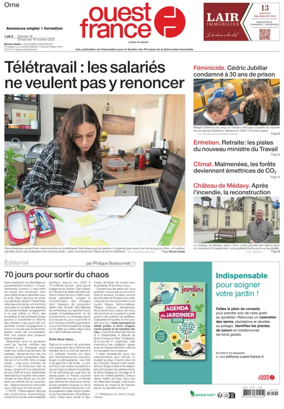 Cover of Ouest France (Orne)