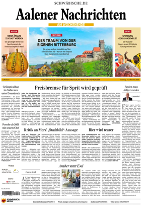 Cover of Aalener Nachrichten