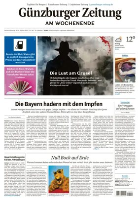 Cover of Guenzburger Zeitung