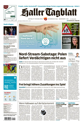 Cover of Haller Tagblatt