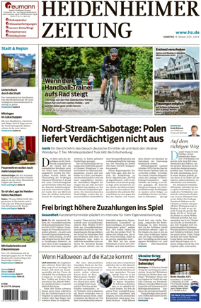 Cover of Heidenheimer Zeitung