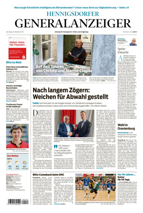 Cover of Hennigsdorfer Generalanzeiger