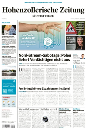 Cover of Hohenzollerische Zeitung