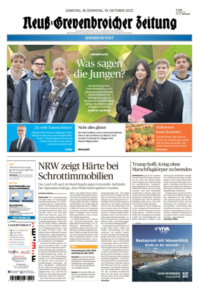 Cover of Neuss-Grevenbroicher Zeitung Neuss