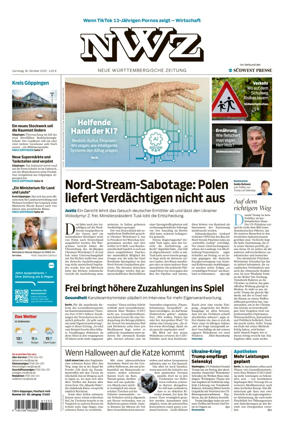 Cover of NWZ  (Göppinger Kreisnachrichten)
