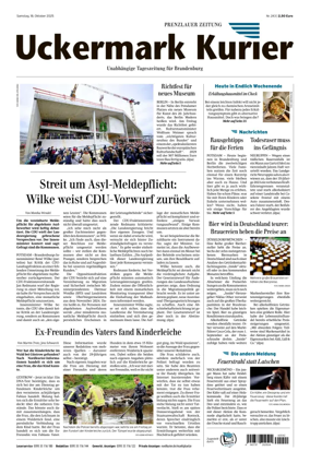 Cover of Prenzlauer Zeitung