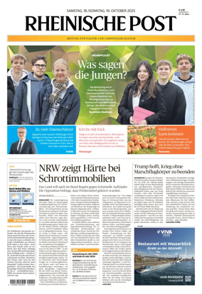 Cover of Rheinische Post – Düsseldorf Mitte/West/Ost/Nord/Süd