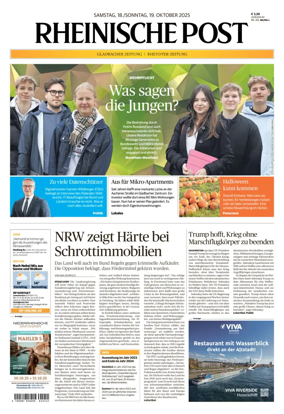 Cover of Rheinische Post - Mönchengladbach and Korschenbroich