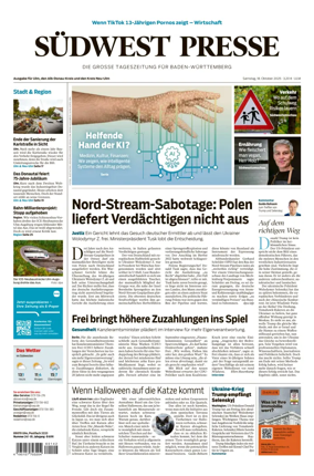 Cover of Südwest Presse (Ulm)