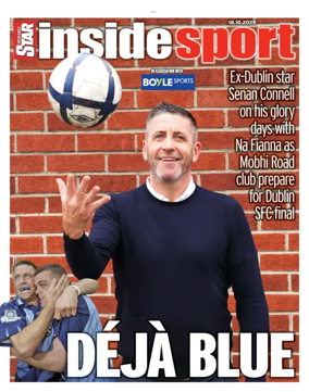 Cover of Irish Daily Star - Inside Sport