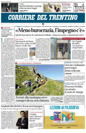 Cover of Corriere del Trentino