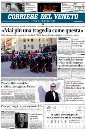Cover of Corriere del Veneto (Treviso e Belluno)