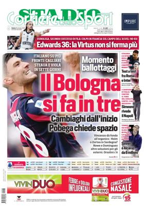 Cover of Corriere dello Sport Stadio (Bologna)