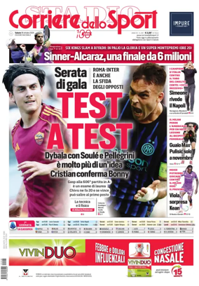 Cover of Corriere dello Sport