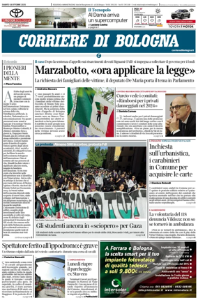 Cover of Corriere di Bologna
