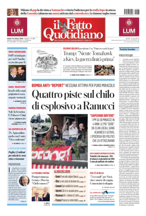 Cover of Il Fatto Quotidiano