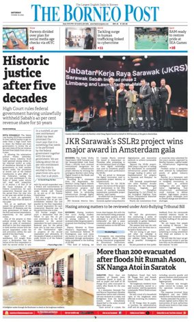 Cover of The Borneo Post