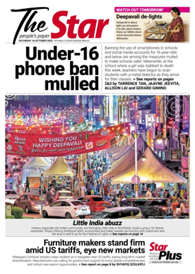 Cover of The Star Malaysia