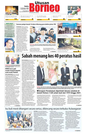 Cover of Utusan Borneo (Sarawak)