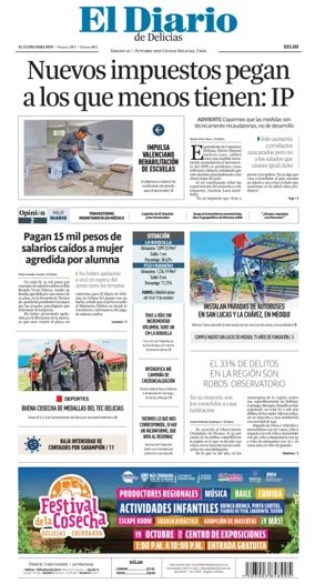 Cover of El Diario de Delicias