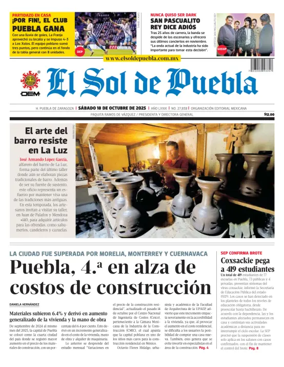 Cover of El Sol de Puebla
