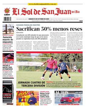 Cover of El Sol de San Juan del Río