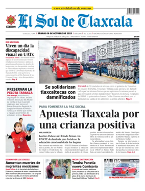 Cover of El Sol de Tlaxcala