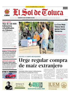 Cover of El Sol de Toluca