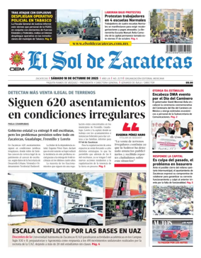 Cover of El Sol de Zacatecas