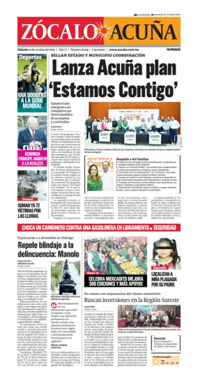 Cover of Zócalo Acuña