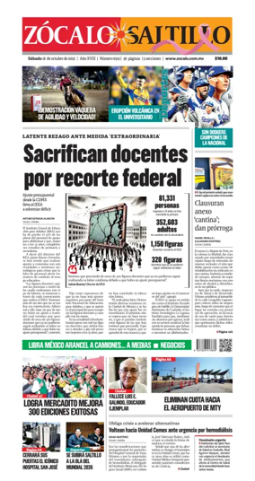 Cover of Zócalo Saltillo