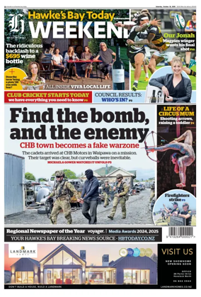 Cover of Hawke's Bay Today