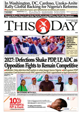 Cover of THISDAY