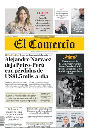 Cover of Diario El Comercio