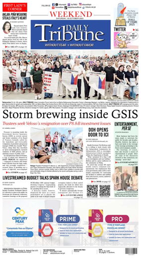 Cover of Daily Tribune (Philippines)