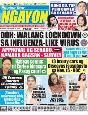 Cover of Pilipino Star Ngayon