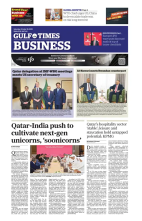 Cover of Gulf Times Business