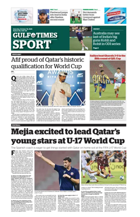 Cover of Gulf Times Sport