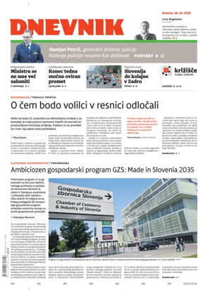 Cover of Dnevnik (Slovenija)