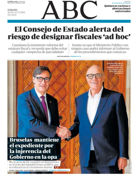 Cover of ABC (Castilla y León)