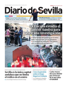 Cover of Diario de Sevilla