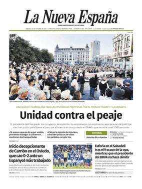 Cover of La Nueva España