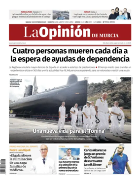 Cover of La Opinión de Murcia